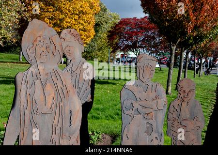 Mary Macarthur Gardens, Cradley Heath, West Midlands, Angleterre, Royaume-Uni Banque D'Images