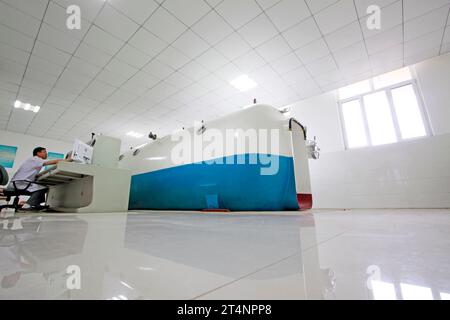 Luannan - juin 29 : Chambre d'oxygène hyperbare à l'hôpital, le 29 juin 2015, comté de Luannan, province de hebei, Chine Banque D'Images