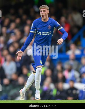 Londres, Royaume-Uni. 28 octobre 2023 - Chelsea contre Brentford - Premier League - Stamford Bridge. Cole Palmer de Chelsea pendant le match contre Brentford. Crédit photo : Mark pain / Alamy Live News Banque D'Images