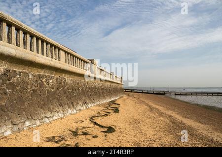 Bastion de Westcliff, près de Southend-on-Sea, Essex, Angleterre, Royaume-Uni Banque D'Images