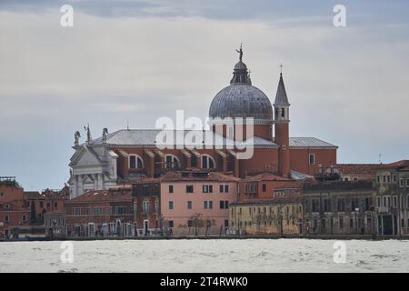 Église du très Saint Rédempteur (italien : Chiesa del Santissimo Redentore) sur l'île de Guidecca. VENISE - 4 MAI 2019 Banque D'Images