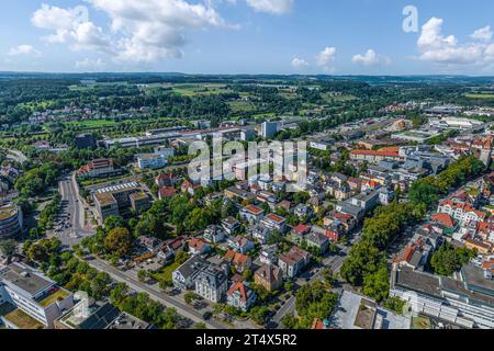 Ravensburg, une belle ville de district dans la haute Souabe, d'en haut Banque D'Images