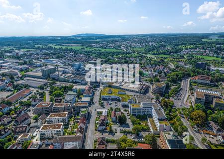 Ravensburg, une belle ville de district dans la haute Souabe, d'en haut Banque D'Images