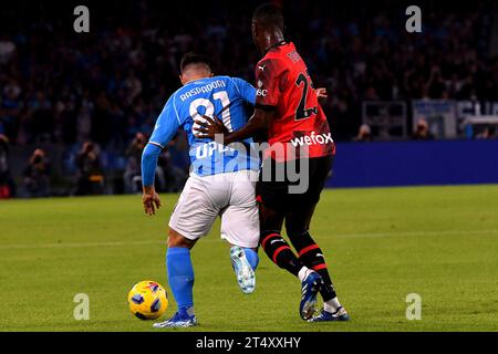 Naples, Italie. 29 octobre 2023. Le match de Serie A entre SSC Napoli et AC Milan au Diego Armando Maradona Stadium Credit : Independent photo Agency/Alamy Live News Banque D'Images