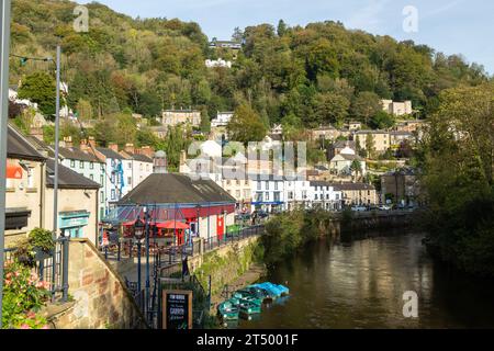 Matlock Bath Spa Town est un village populaire dans le Derbyshire Dales, en Angleterre Banque D'Images