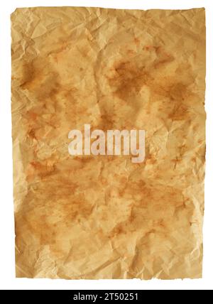 Fond de papier de signe de carton grungy et rugueux vierge, espace de copie libre Banque D'Images