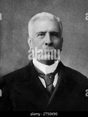 Porfirio Diaz. Portrait du général et homme politique mexicain qui a servi sept mandats en tant que président du Mexique, José de la Cruz Porfirio Díaz Mori (1830-1915), c. 1907 Banque D'Images