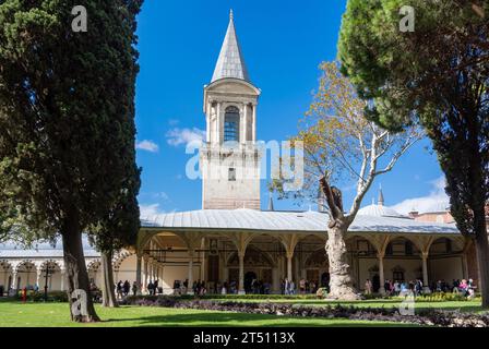 Istanbul, Turquie, Tour de Justice au Musée du Palais de Topkapi à Istanbul, éditorial seulement. Banque D'Images