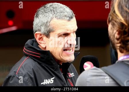 Interlagos, Brasilien. 29 septembre 2023. 29 septembre 2023, Autodromo Jose Carlos Pace, Interlagos, Formule 1 Rolex Sao Paulo Grand Prix 2023, dans la photo le patron de l'équipe Gunther Steiner (Moneygram Haas F1 Team) crédit : dpa / Alamy Live News Banque D'Images