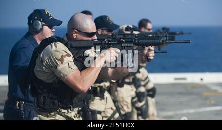 7th Fleet AOR, 11th MEU, déploiement, san diego, US Navy, en cours, USS New Orleans Banque D'Images