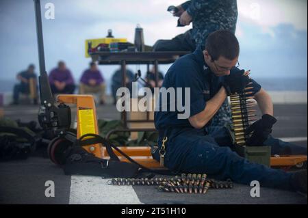 7th Fleet AOR, 11th MEU, déploiement, san diego, US Navy, en cours, USS New Orleans Banque D'Images