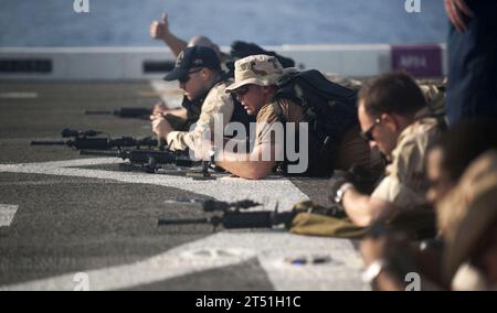 7th Fleet AOR, 11th MEU, déploiement, san diego, US Navy, en cours, USS New Orleans Banque D'Images