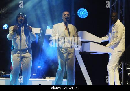 Le 2 novembre 2023, Beverley Knight se produit au Philharmonic de Liverpool, Royaume-Uni. Crédit photo : David Bronstein/Alamy Live News Banque D'Images