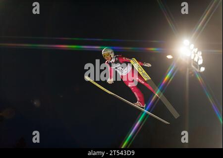 AMMANN Simon SUI Aktion FIS Welt Cup Skispringen à Willingen, Deutschland am 08.01.2016 Banque D'Images