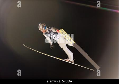 GANGNES Kenneth NO Aktion FIS Welt Cup Skispringen à Willingen, Deutschland am 08.01.2016 Banque D'Images