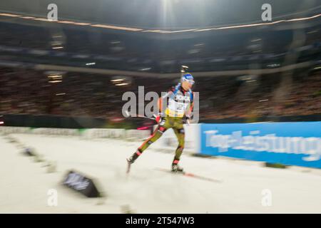 Joka Biathlon World Team Challenge auf Schalke à Gelsenkirchen, Deutschland am 28.12.2016 Banque D'Images