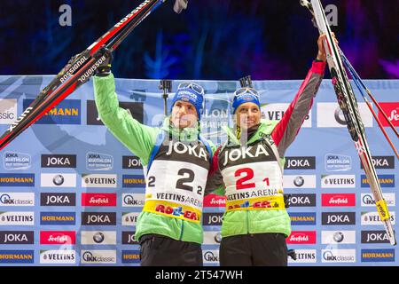 Joka Biathlon World Team Challenge auf Schalke à Gelsenkirchen, Deutschland am 28.12.2016 Banque D'Images