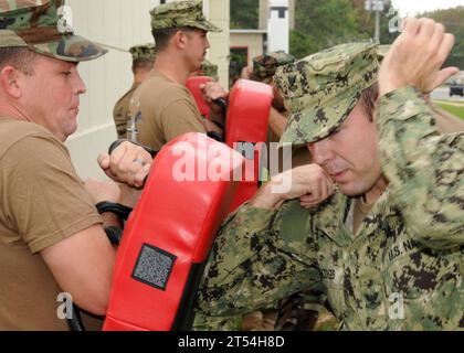 Dam Neck Annex, Maritime civil Affairs and Security Training Command (MCAST) Command, Security Reaction Force Team Basic, virginia, virginia Beach Banque D'Images