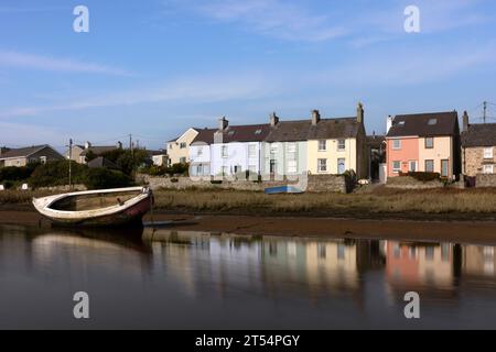 Aberffraw, au pays de Galles, est un village et une communauté sur la côte ouest de l'île d'Anglesey. Banque D'Images