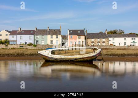 Aberffraw, au pays de Galles, est un village et une communauté sur la côte ouest de l'île d'Anglesey. Banque D'Images