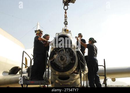 Engine, ep-3, Grèce, jcc, lockheed, Souda Bay, spirale 1, VQ-2 Banque D'Images