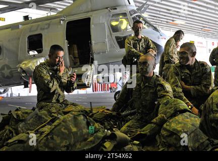 Exercice, Iron Fist 2012, Japanese Ground Self Defense Force (JGSDF), lha 5, Russell, san diego, U.S. Marines, USS Peleliu Banque D'Images