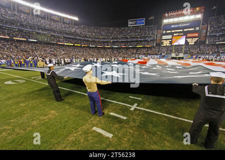 Appréciation militaire, San Diego Chargers Banque D'Images