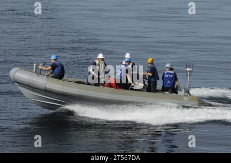 navy, People, RHIB, bateau gonflable à coque rigide, US Navy Banque D'Images
