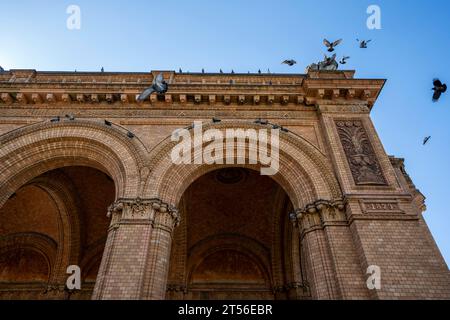 Ruine, Anhalter Bahnhof, Berlin, Allemagne Banque D'Images