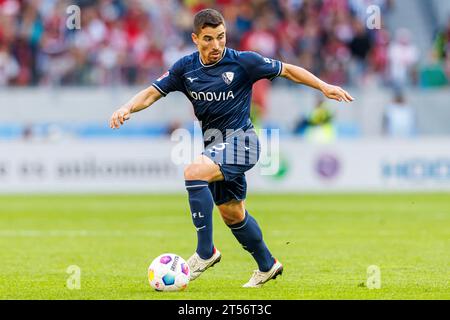 Firo : 21 octobre 2023, football, soccer, 1e ligue, 1e Bundesliga, saison 2023/2024, SC Freiburg - VfL Bochum Danilo Soares (VfL Bochum) action individuelle, chiffre entier, Banque D'Images