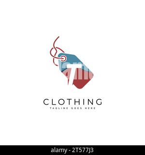 Shopping Tag logo symbole d'icône avec lettre T. Alphabet T modèle de logo vecteur Illustration de Vecteur