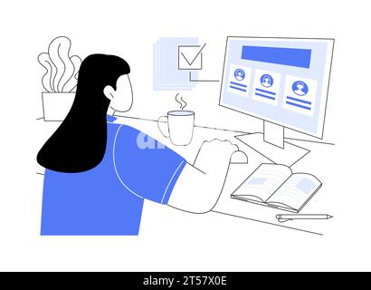 Les talents recherchent des illustrations vectorielles de dessins animés isolées. Illustration de Vecteur