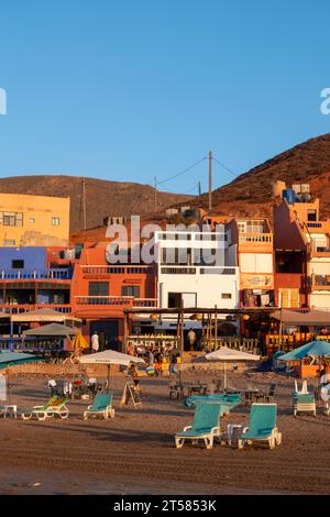 plage à Leghzira, Maroc Banque D'Images