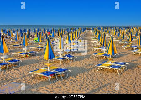 Lido di Jesolo est une station balnéaire en Italie Banque D'Images