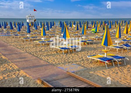 Lido di Jesolo est une station balnéaire en Italie Banque D'Images