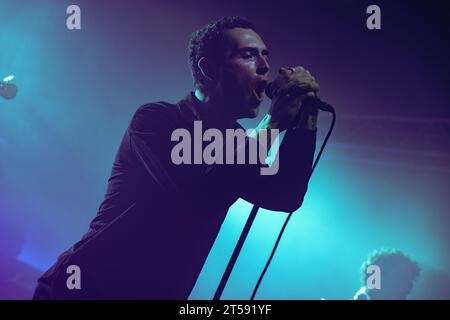 Milan, Italie. 02 novembre 2023. Le groupe post-punk irlandais The Murder Capital joue en concert au Circolo Magnolia à Segrate, Milan, Italie le 02 novembre 2023 (photo de Maria Laura Arturi/NurPhoto) crédit : NurPhoto SRL/Alamy Live News Banque D'Images