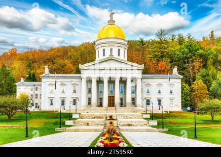 Vermont State House, à Montpelier, VT Banque D'Images