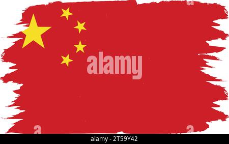 Drapeau vectoriel de la conception de modèles de bannière de fond de chine. Illustration de Vecteur