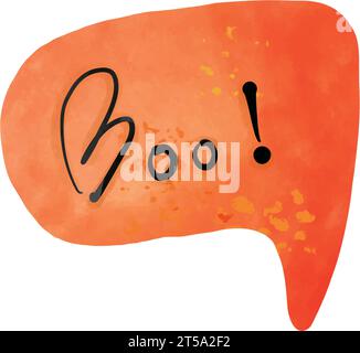 Aquarelle Halloween Illustration avec Cute Trick ou Treat Theme Illustration de Vecteur