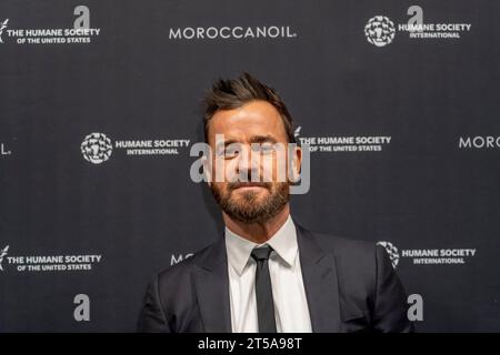 New York, États-Unis. 03 novembre 2023. NEW YORK, NEW YORK - NOVEMBRE 03 : Justin Theroux assiste à la Humane Society's to the Rescue! Gala à Cipriani 42nd Street le 03 novembre 2023 à New York. Crédit : Ron Adar/Alamy Live News Banque D'Images