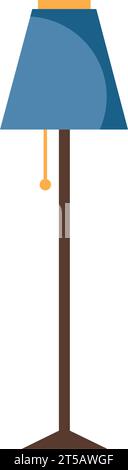 Vecteur d'icône d'esquisse de lampe colorée isolée Illustration de Vecteur