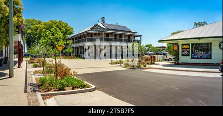 Ulmarra, NSW, Australie - bâtiments historiques en ville Banque D'Images