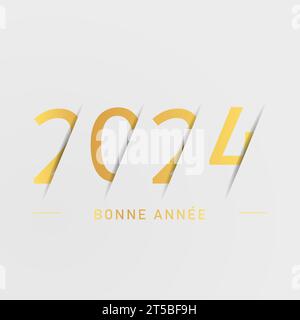 2024 - bonne année 2024 Illustration de Vecteur