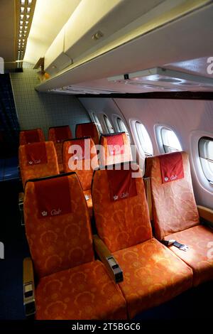 intérieur de l'avion de ligne comète vintage Banque D'Images