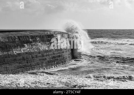 Lyme Regis Peral du Dorset Côte jurassique du Dorset Banque D'Images