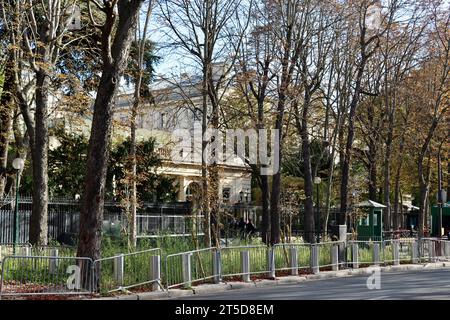 Le complexe de l'ambassade et du consulat des États-Unis rue Jacob dans le centre de Paris, France Banque D'Images