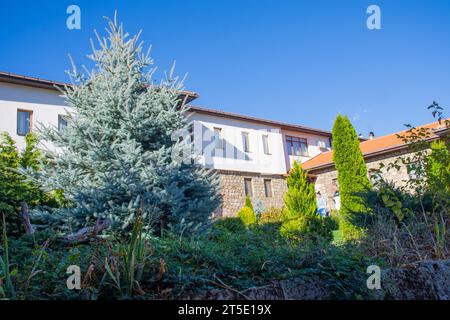 Lesnovo médiévale Monastère de Saint Michel Archange et Saint Ermite Gabriel de Lesnovo, région de Skopje, République de Macédoine Banque D'Images