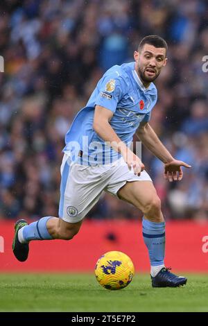 MANCHESTER, ROYAUME-UNI. 4 novembre 2023. Lors du match de Premier League à l'Etihad Stadium, MANCHESTER. Le crédit photo devrait être : Gary Oakley/Sportimage crédit : Sportimage Ltd/Alamy Live News Banque D'Images