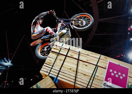 Madrid Arena, Madrid, Espagne. 04 novembre 2023. Championnat du monde FIM X-Trial. Gabriel Marcelli (Spa). Crédit : EnriquePSans/Alamy Live News Banque D'Images