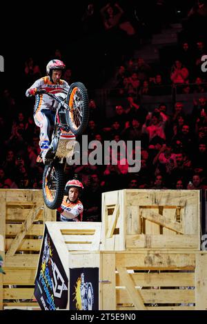 Madrid Arena, Madrid, Espagne. 04 novembre 2023. Championnat du monde FIM X-Trial. Toni Bou (Spa). Crédit : EnriquePSans/Alamy Live News Banque D'Images